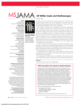 The White Coat by Always Acting in the New Media Editor Best Interest of Our Patients