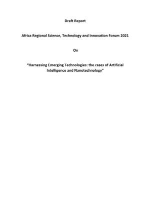 Harnessing Emerging Technologies: the Cases of Artificial Intelligence and Nanotechnology”