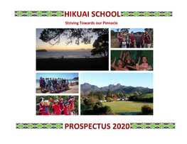 Hikuai School ​Prospectus 2020