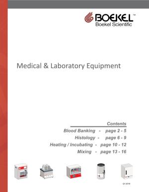 Boekel Scientific Catalog