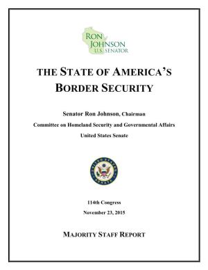 The State of America's Border Security