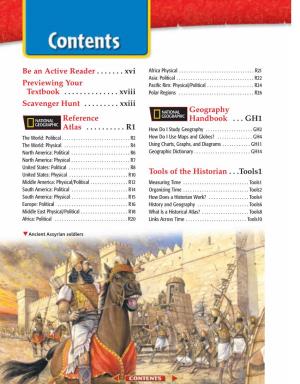 Table of Contents, Features