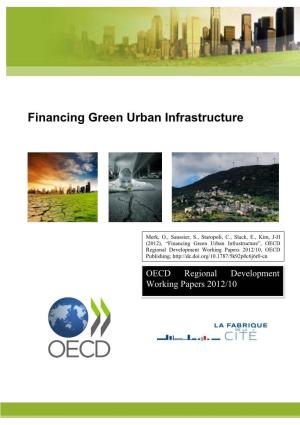 Financing Green Urban Infrastructure