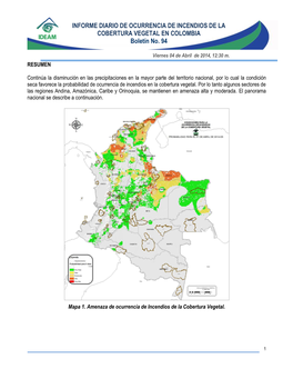 Servicio De Vigilancia Y Pronóstico De La