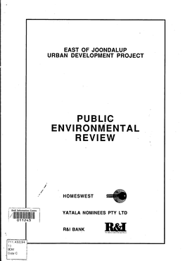 Public Environmental Review