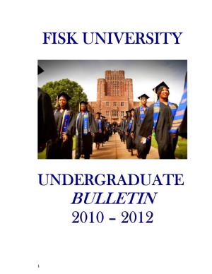 2010-2012 University Bulletin