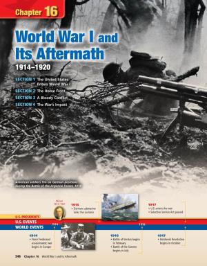 Chapter 16 World War I and Its Aftermath