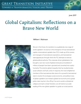 Global Capitalism: Reflections on a Brave New World