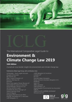 Environment & Climate Change Law 2019