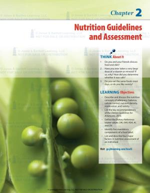 Nutrition Guidelines and Assessment