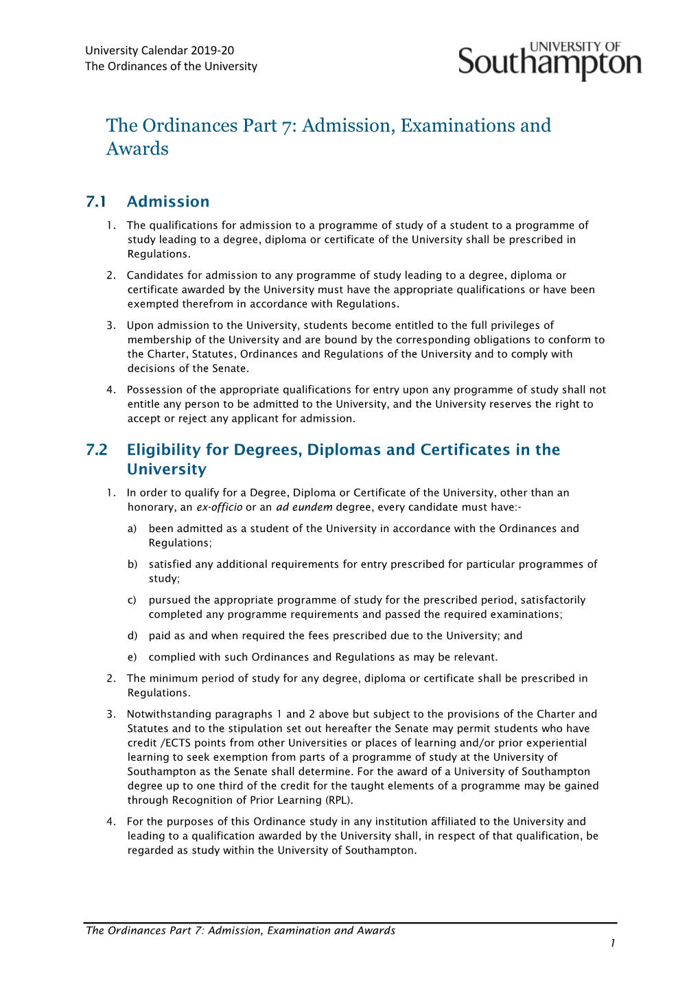 Ordinances Part 5