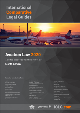 International Comparative Legal Guide, Aviation Law 2020, Chapter