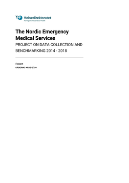 The Nordic Emergency Medical Services 1 8 FUTURE WORK 43