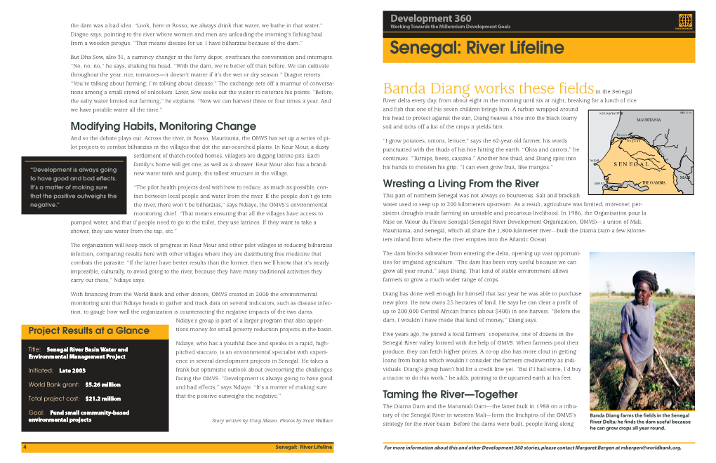 Senegal: River Lifeline but Dha Sow, Also 31, a Currency Changer at the Ferry Depot, Overhears the Conversation and Interrupts