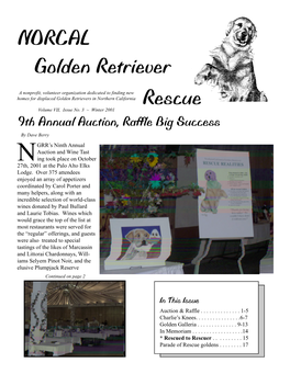 How to Contact NORCAL Golden Retriever Rescue