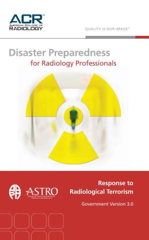 Disaster Preparedness for Radiology Professionals