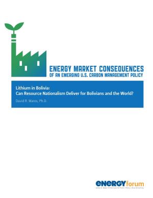 Energy Market Consequences of an Emerging U.S
