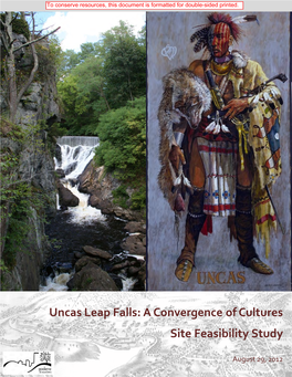 Uncas Leap Falls: a Convergence of Cultures