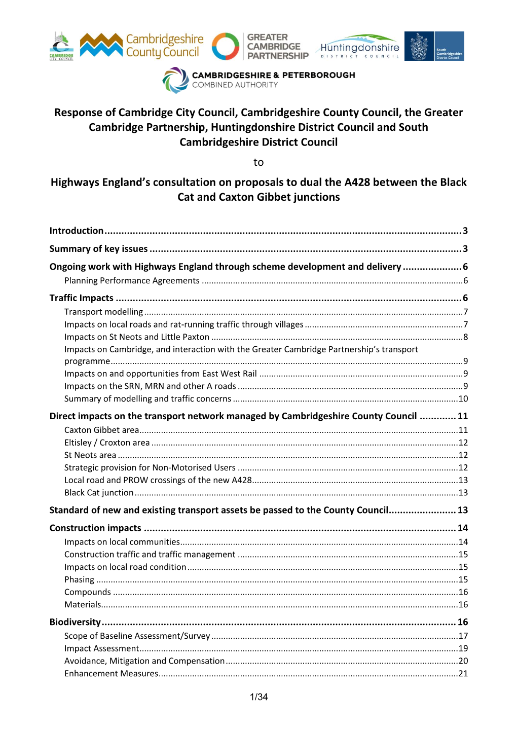 Appendix a 2019-07-26 FINAL Cambs LA Partners A428