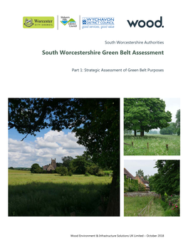 South Worcestershire Green Belt Assessment