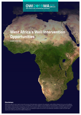 West Africa's Well Intervention Opportunities