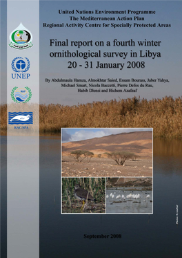 Final Report on a Fourth Winter Ornithological Survey in Libya, 20-31 January 2008