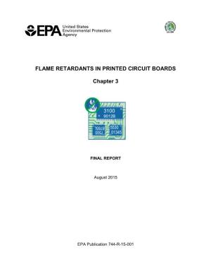 FLAME RETARDANTS in PRINTED CIRCUIT BOARDS Chapter 3