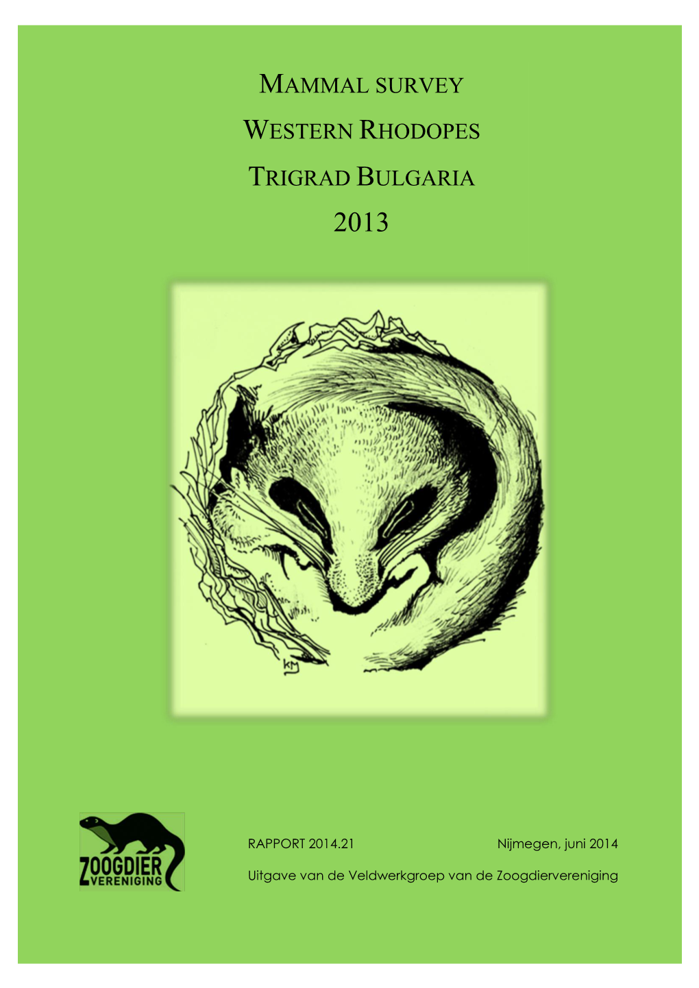 Mammal Survey Western Rhodopes Trigrad Bulgaria