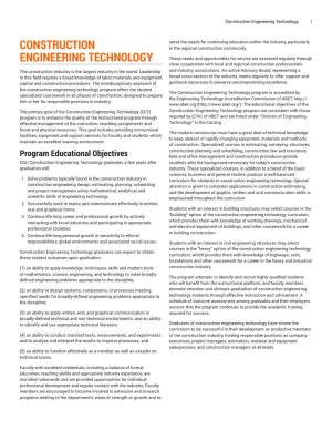 Construction Engineering Technology 1