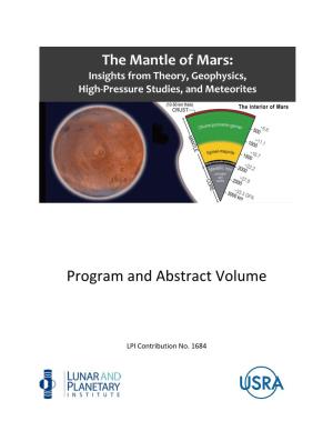 The Mantle of Mars