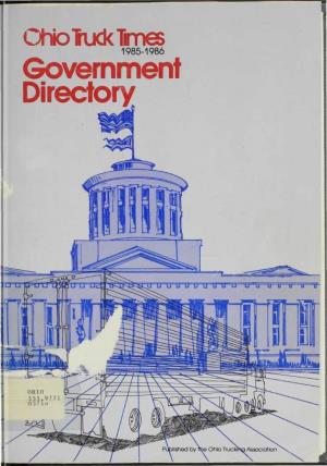 Ohio Luck Times 1985-1986 Government Directory