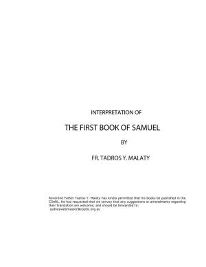 Interpretation of the First Book of Samuel