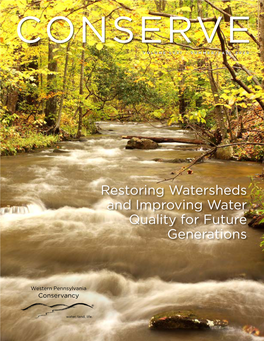 Restoring Watersheds and Improving Water Quality for Future Generations