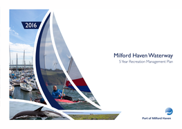 Milford Haven Waterway Recreation Plan