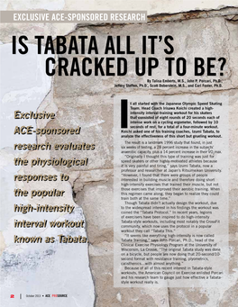 Is Tabata All It's Cracked up To