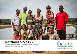 Northern Voices - Celebrating 30 Years of Development Partnership in Northern Province, Zambia