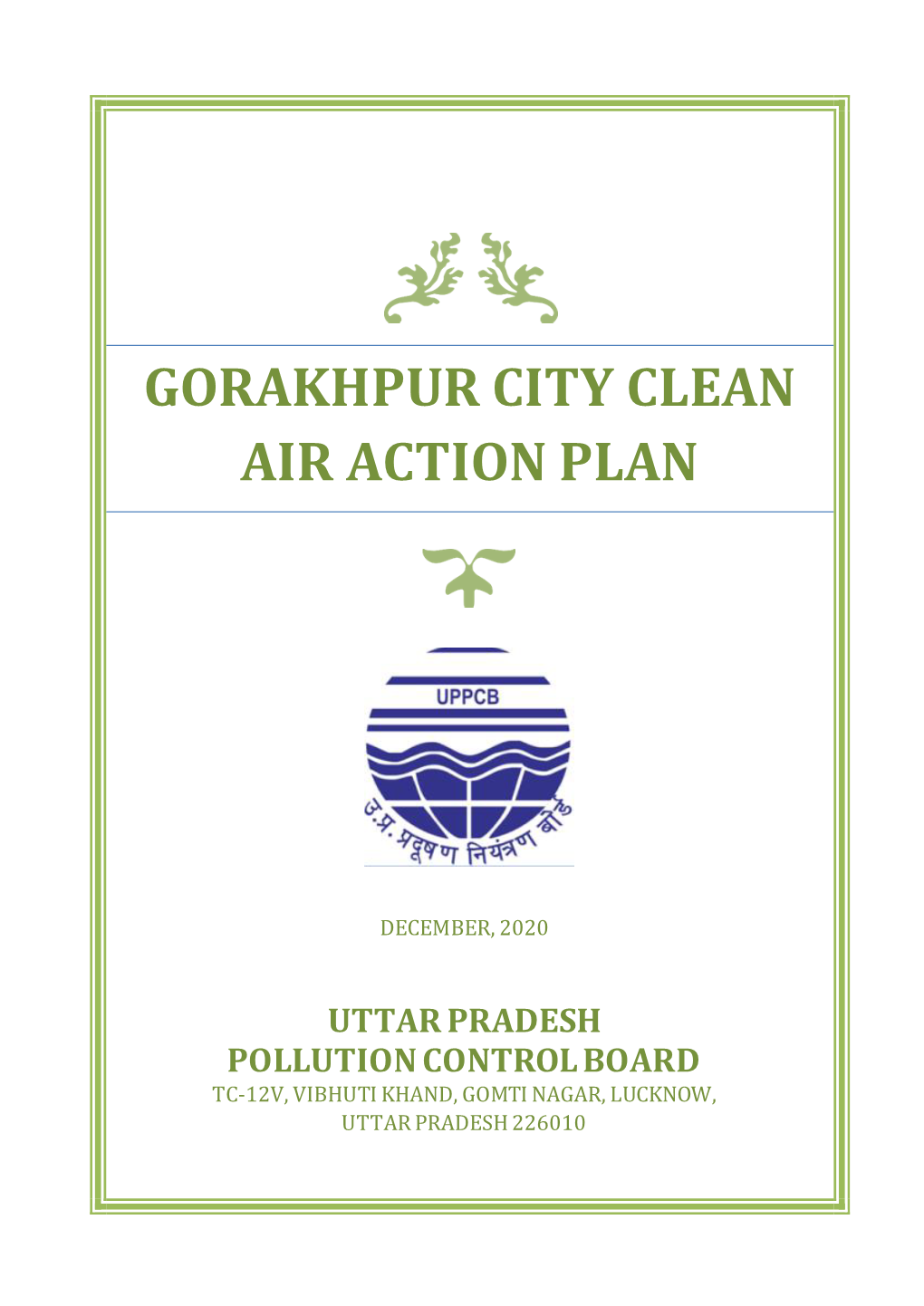 Action Plan for Gorakhpur