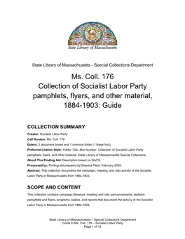 Mscoll176-Socialist Labor Party-On1143392688.Pdf (340.5Kb)