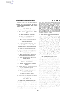Environmental Protection Agency Pt. 63, App. A