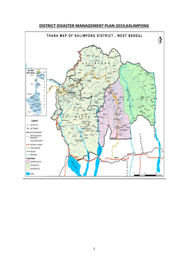 District Disaster Management Plan-2019,Kalimpong