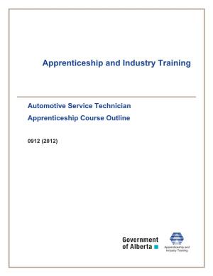 009 Automotive Service Technician Course Outline