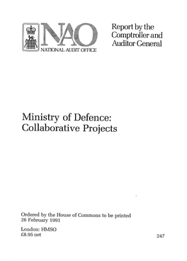 Ministry of Defence: Collaborative Projects