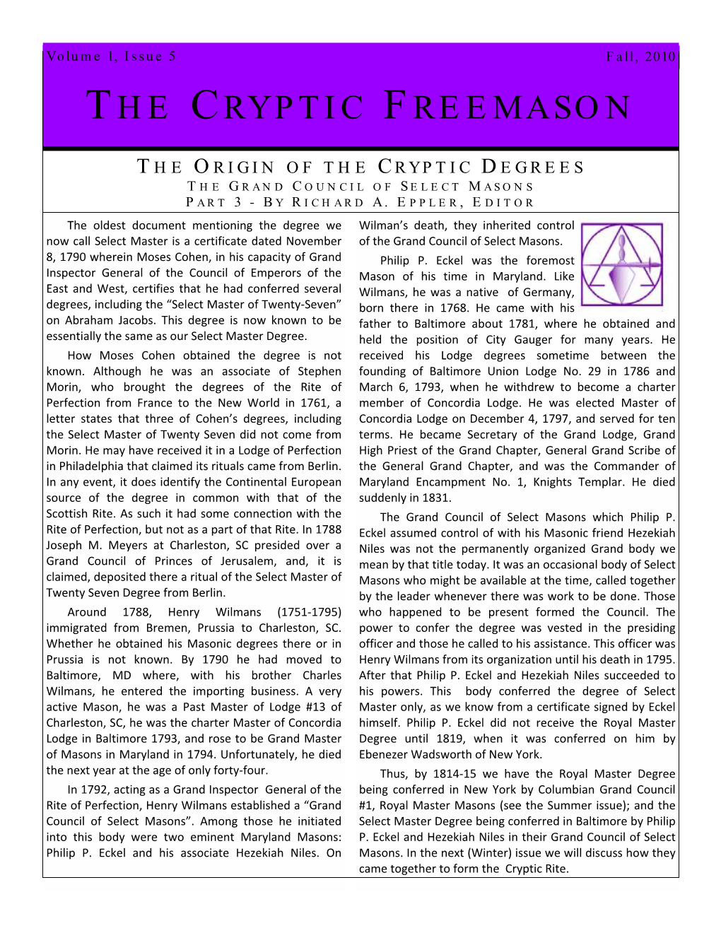 The Cryptic Freemason Page 3
