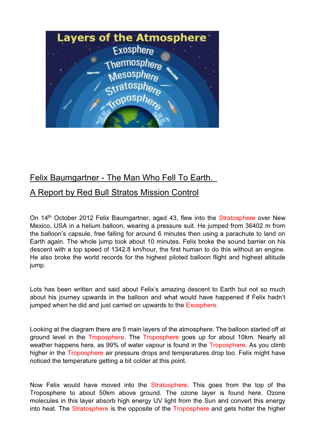 Felix Baumgartner - the Man Who Fell to Earth