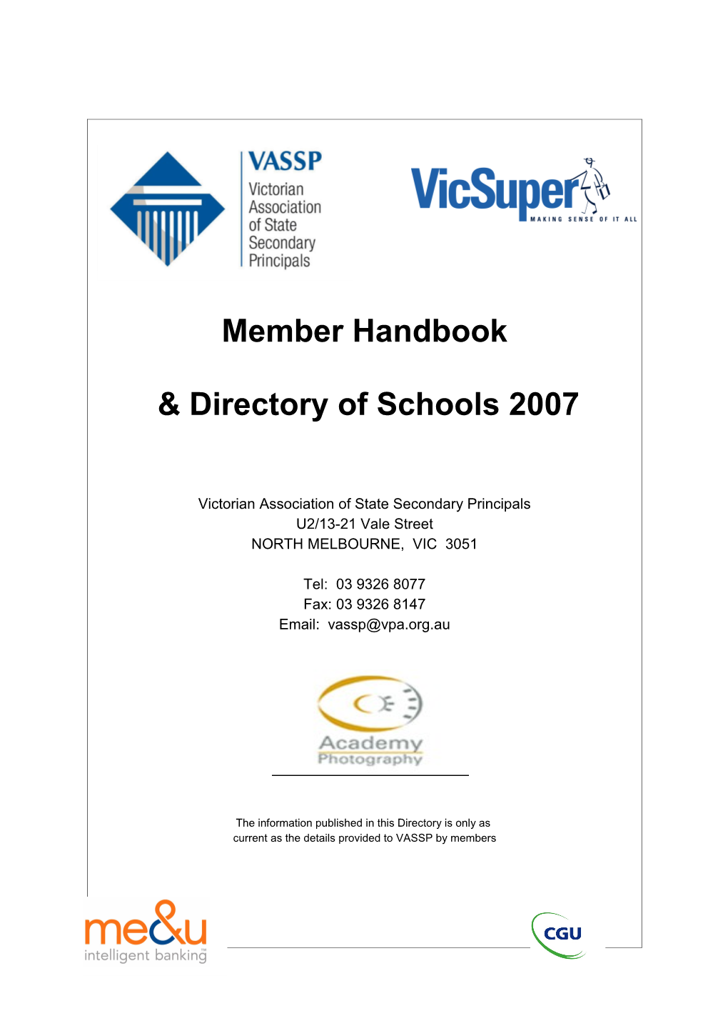 & Directory of Schools 2007