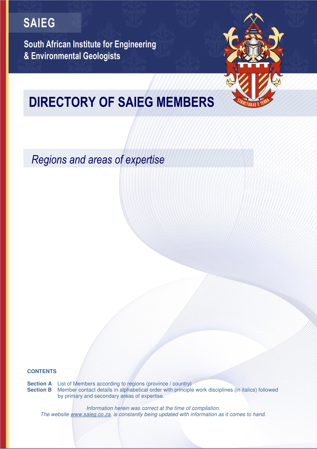 Directory of Saieg Members