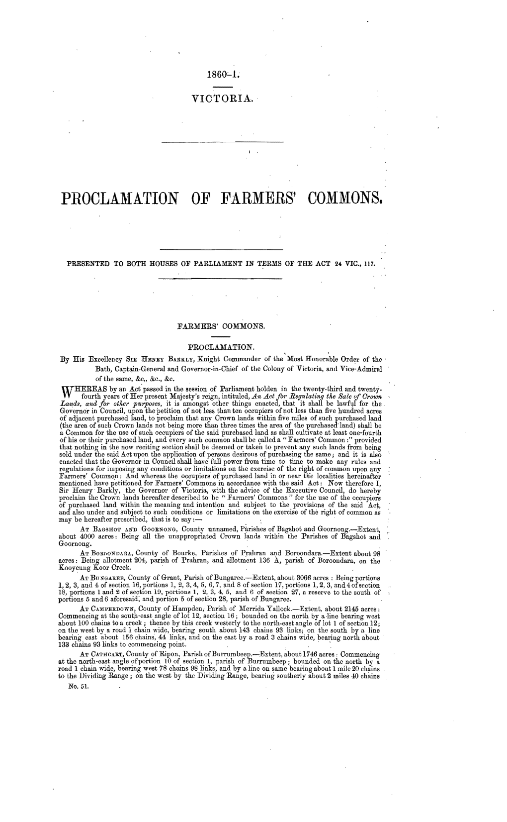 PROCLA1\Tfa.TION of FARMERS' CO}Fl\{ONS