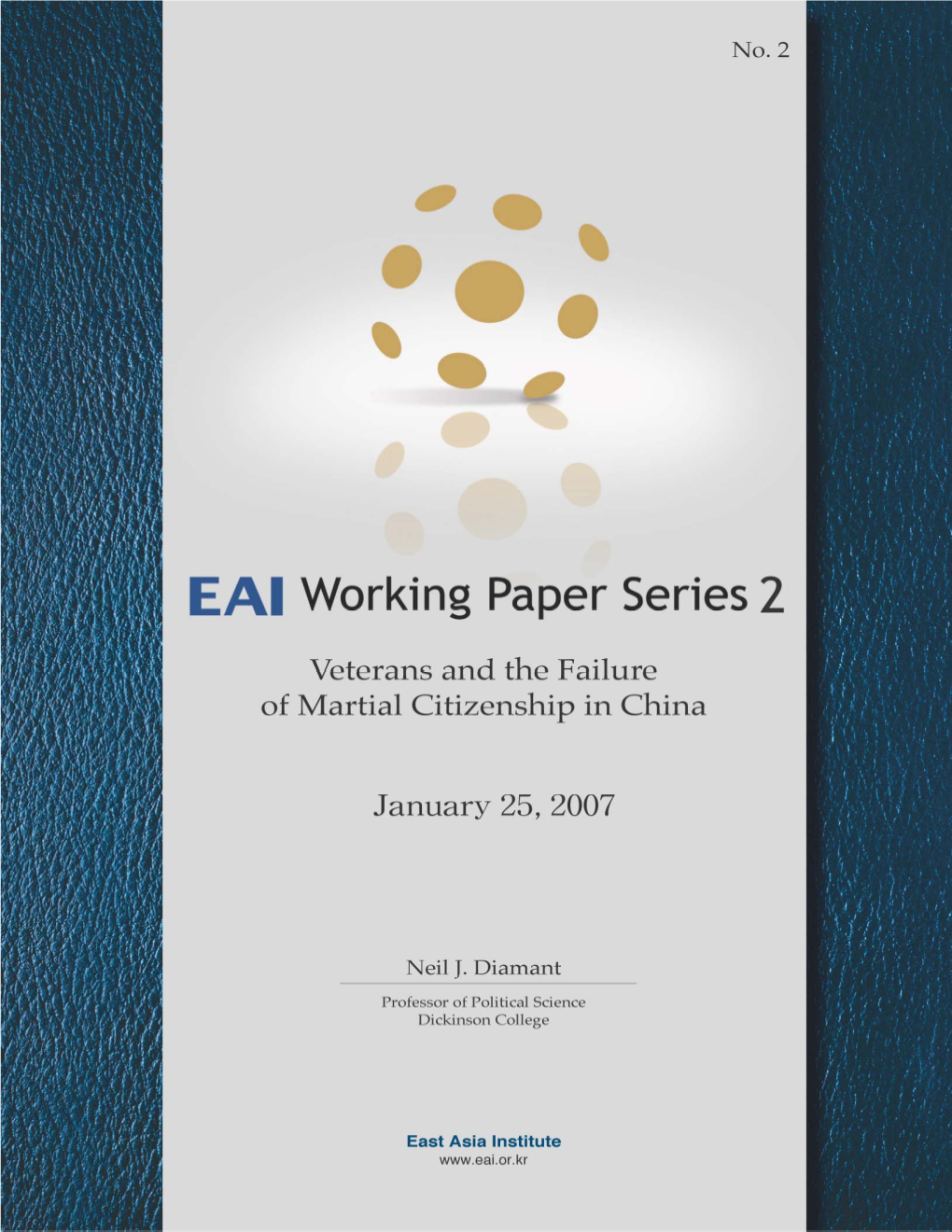 Veterans and the Failure of Martial Citizenship in China* T Neil J