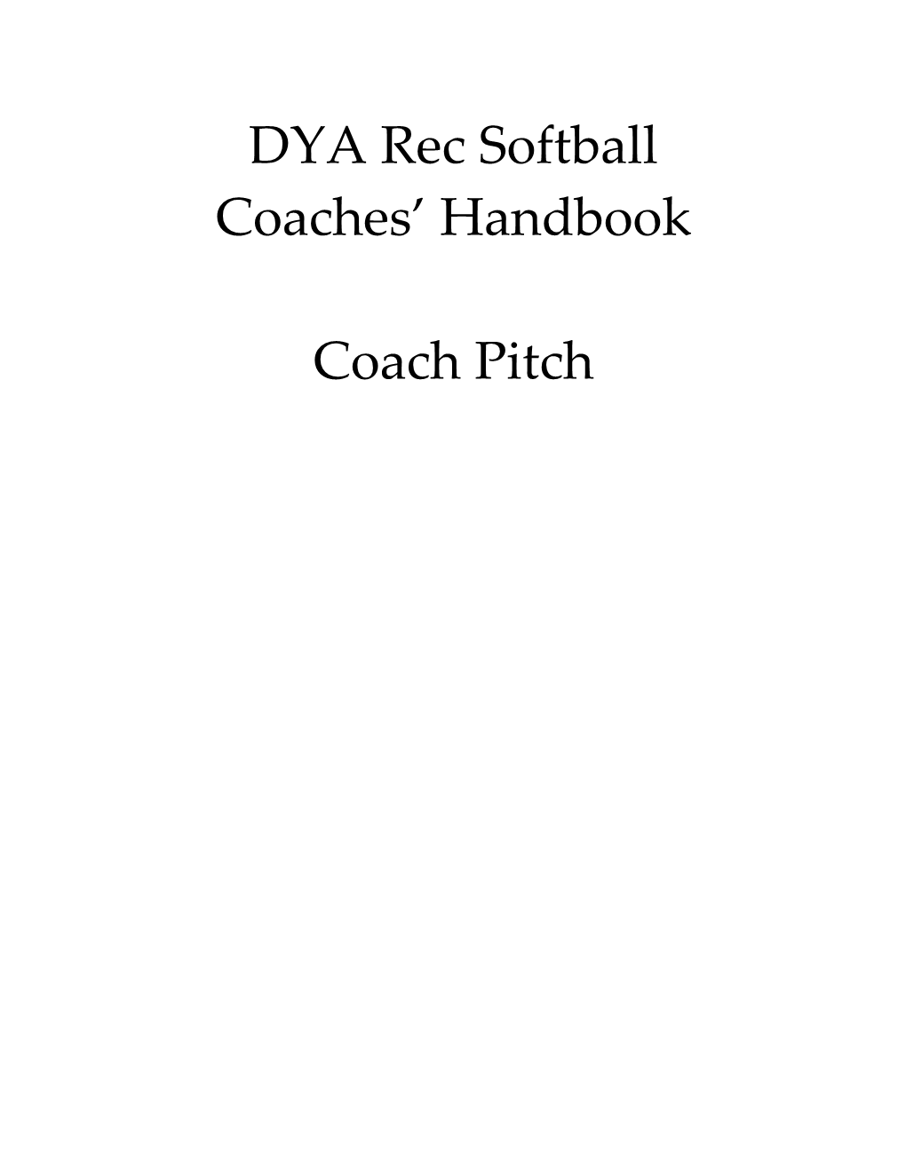 Coach Pitch Coaching Manual.Pdf