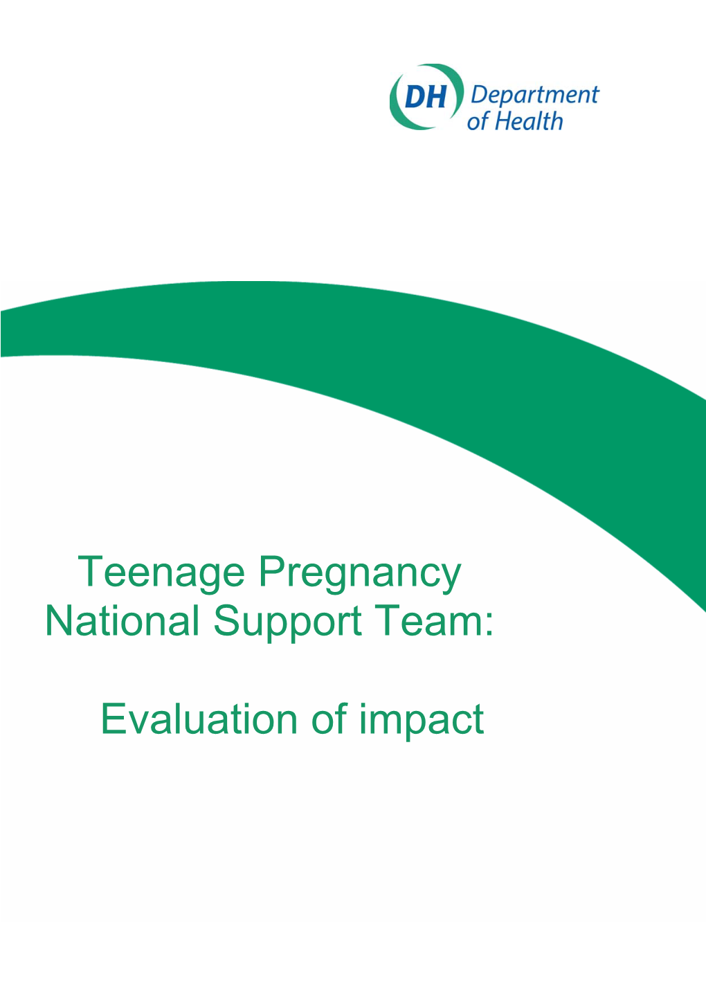 Teenage Pregnancy National Support Team